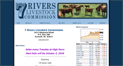 Desktop Screenshot of 7riverslivestock.com